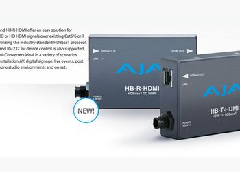 Nuovi Mini- Converters HDBaseT di AJA !