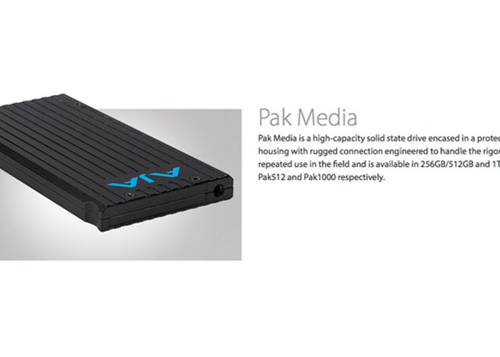 Nuovo Pak Media da 1TB per AJA CION e KIPRO Quad