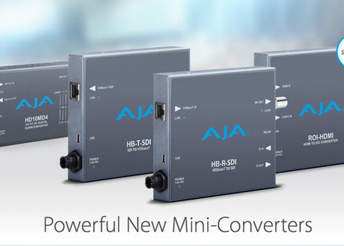 Disponibili i nuovi Mini-Converters AJA annunciati ad IBC ! 