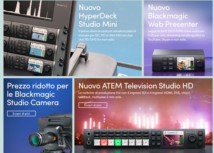 Blackmagic annuncia nuovi prodotti ad ISE 2017 