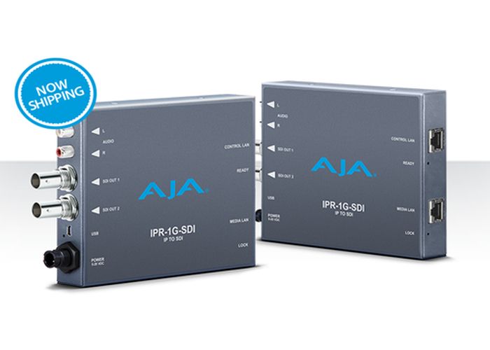 AJA IPR-1G-SDI ed HDMI ora disponibili