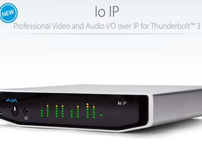 AJA Video presenta IO IP, nuovo device I/O over IP