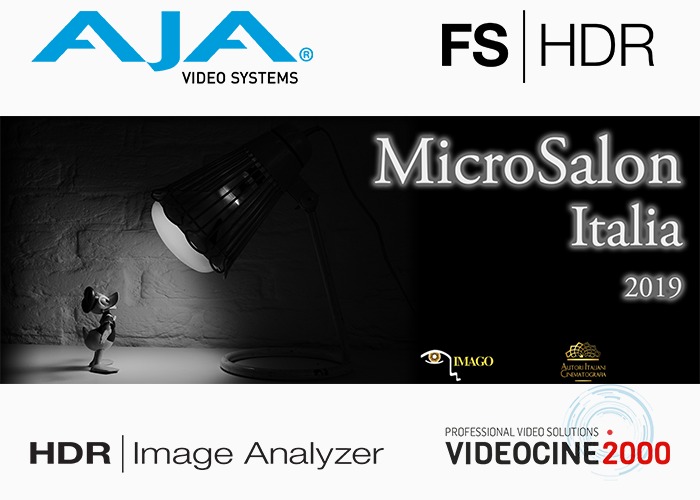 AJA Video al Microsalon con il nuovo HDR Image Analyzer