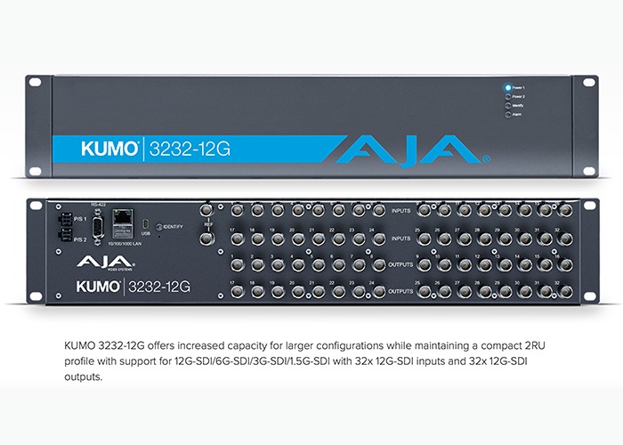 AJA KUMO 3232 12G ora disponibile