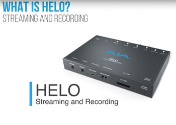 AJA HELO semplifica lo streaming live e la registrazione di video H.264