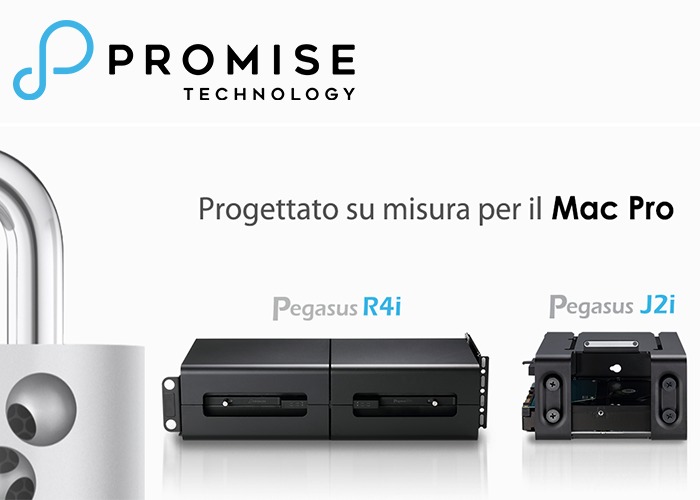 Promise Pegasus R4i & J2i - Progettati per MacPRO