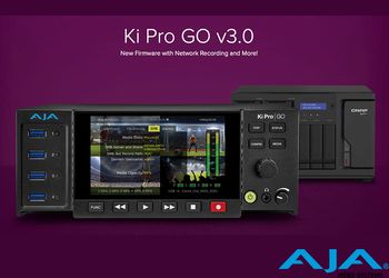 AJA presenta il nuovo firmware v3.0 per KiPro GO