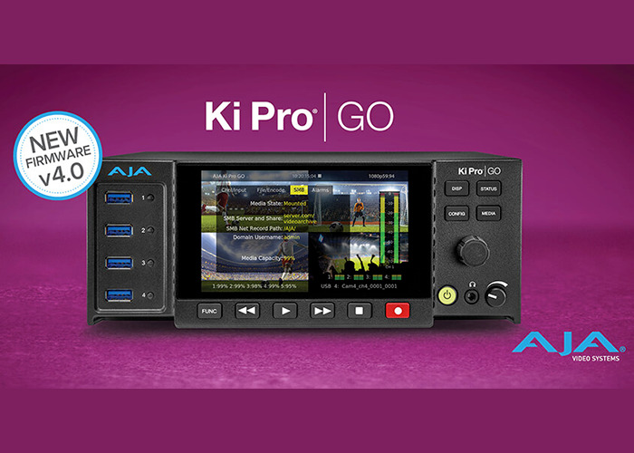 AJA annuncia il firmware v4.0 di KiPRO GO
