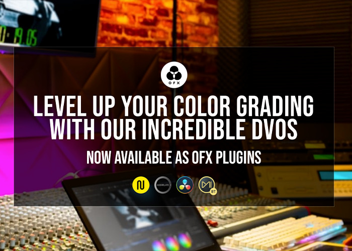 Migliora il tuo color grading con gli incredibili DVO Filmworkz. Ora disponibili come plugin OFX !
