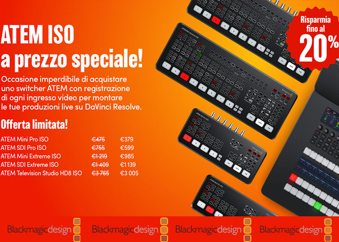 ATEM ISO a prezzo speciale !