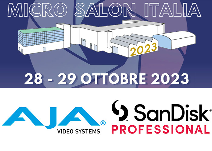 AJA Video e SanDisk Professional presentano le ultime novità al Microsalon di Milano