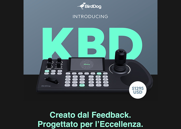 BirdDog KBD: Il Controller PTZ Rivoluzionario – Ergonomia, Precisione e Sostenibilità