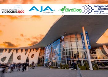 Videocine ad ISE 2026 con AJA Video e BirdDog